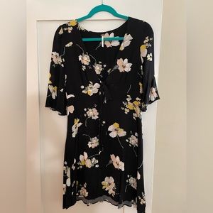 Free people Black Floral dress